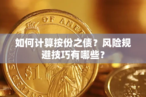 武汉如何计算按份之债?风险规避技巧有哪些? 武汉如何计算按份之债?风险规避技巧有哪些?