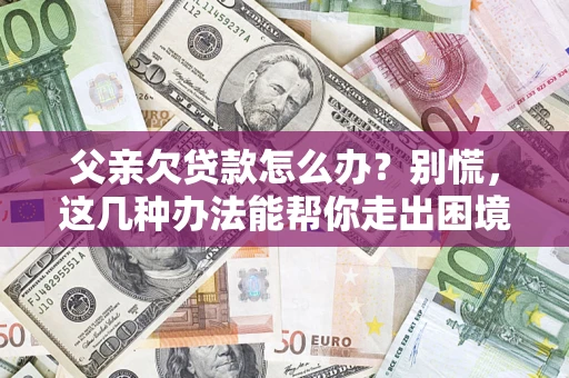武汉父亲欠贷款怎么办?别慌,这几种办法能帮你走出困境 武汉父亲欠贷款怎么办?别慌,这几种办法能帮你走出困境