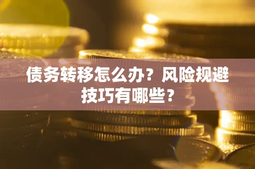 武汉债务转移怎么办?风险规避技巧有哪些? 武汉债务转移怎么办?风险规避技巧有哪些?